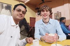 Full-Day-Customised-Kolkata-City-Tours-Guest-at-the-Indian-Coffee-House